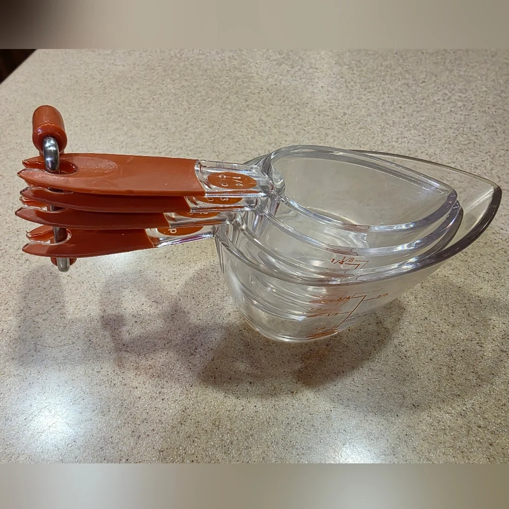 Wilton MEASURING SPOONS Scoop It Cups 4 Piece Set - Picture 3 of 4